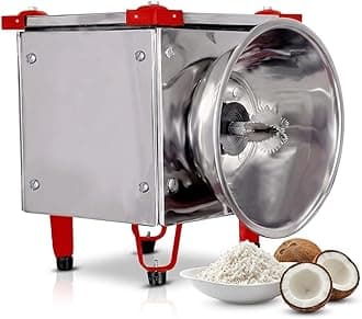 Electric Coconut Grater for Domestic and Commercial Prupose, Heavy Duty, Speed 2 Coconuts per min, 1440RPM, 1/4 HP Motor, Stainless Steel Blade