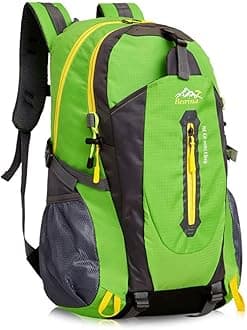 40L Lightweight Hiking Backpack, Multi-functional Water-resistant Casual Camping Trekking Rucksack for Cycling Travel Climbing Mountaineer Outdoor Sport