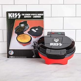 Uncanny Brands KISS Demon Waffle Maker- You Wanted The Best Kiss Army Waffle