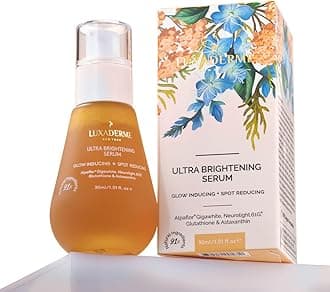 Ultra Brightening Korean Face Serum with 77% Yuzu, Vitamin C Rich, Glutathione & Niacinamide | Clinically Proven Patented Actives to Reduce Dark Spots & Hyperpigmentation | Vegan Korean