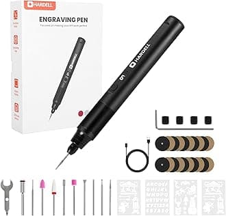 Engraving Pen 6 Speed, USB-C Rechargeable Engraving Tool, Electric Engraving Pen Kit with 41 Accessories for Metal, Wood, Glass and Plastic, Cordless Engraving Pen Set for DIYer & Beginner