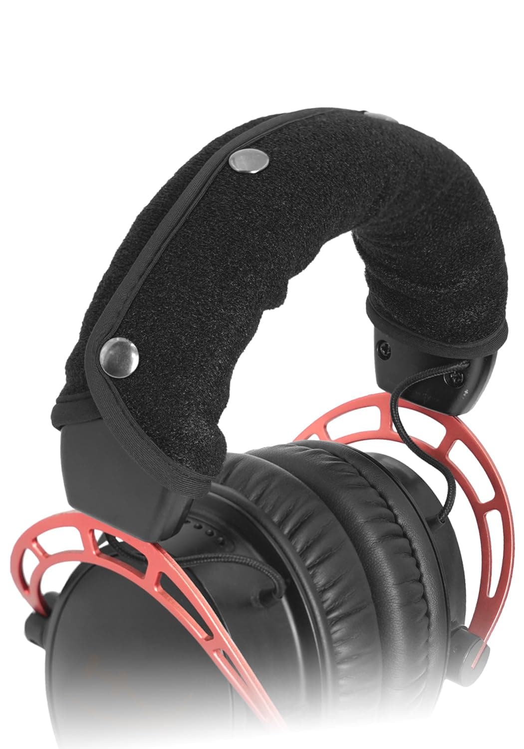 Replacement Headphone Headband Cover for HyperX Cloud ＆ Alpha, Cloud 1/2/3/Pro, Cloud X/Core, Flight, Stinger Gaming Headset, Repair Parts, Headband Cushion Protectors-Velvet Black