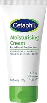 Moisturising Cream 100 g for Dry & Sensitive Skin | 48H Hydration with Almond Oil, Niacinamide & Panthenol | Rich Fragrance and Paraben Free Moisturiser, Prevents Moisture Loss & Repairs Skin Barrier | Dermatologist Recommended