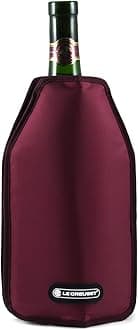 Le Creuset Wine Accessory Wine Cooler Sleeve WA126, Burgundy, Cold Retention, Beaujolais Nouveau [Japan Official Sales]