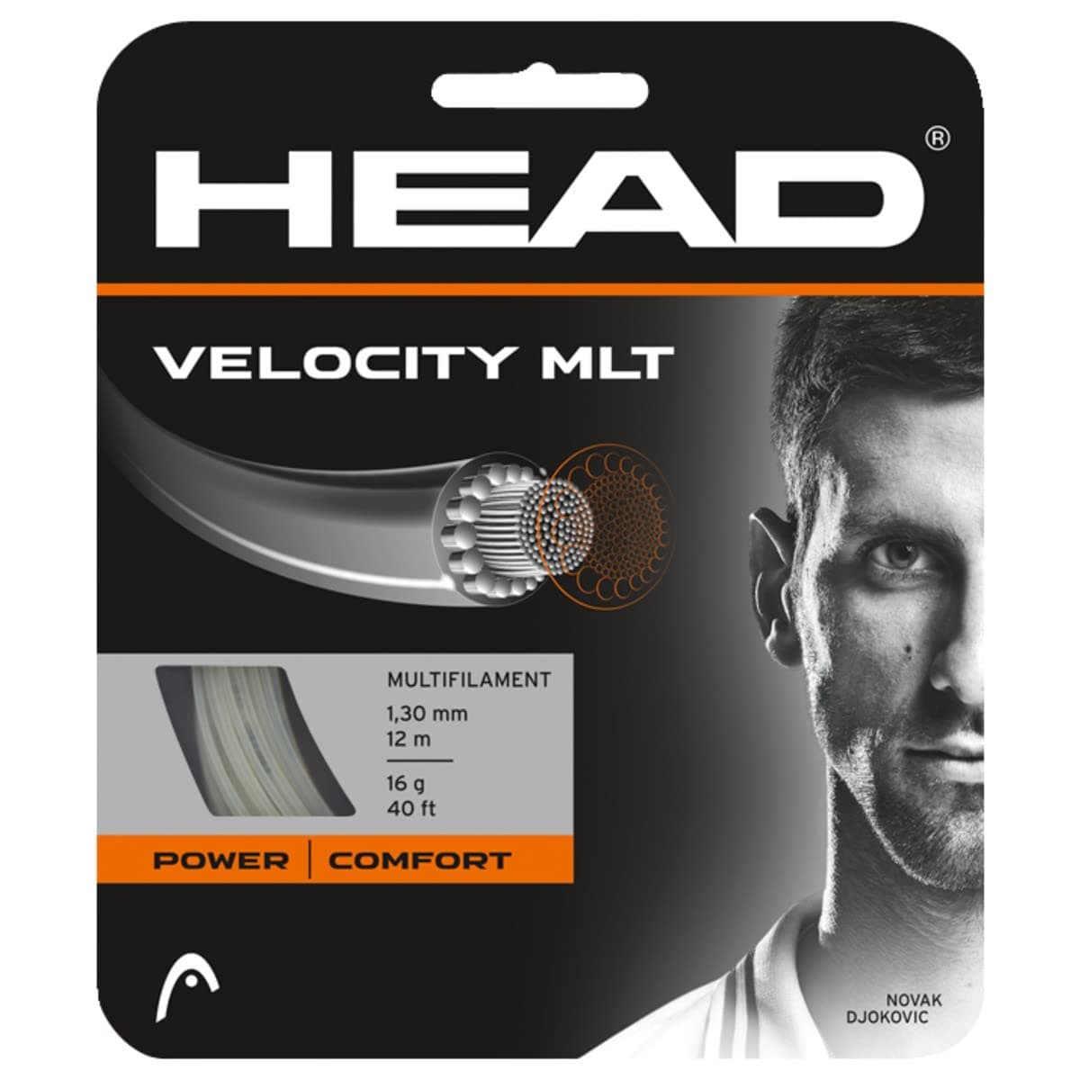 Velocity MLT Tennis Racket String 40' Set Multifilament Racquet String