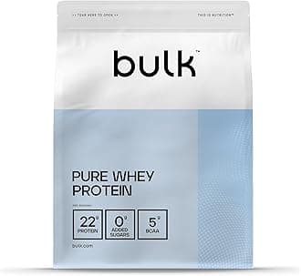 Bulk Pure Whey Protein Powder | Raspberry | 22g Protein and 5g BCAAs per Scoop | Whey Concentrate Shake | Low Sugar | Supports Muscle Growth and Repair | Smooth Mixing | Vegetarian | 500g