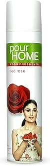 POUR HOME Red Rose Room Air Freshener Spray - 220ML | Long-Lasting Fragrance - Reduces Odours - Suitable for Home & Office