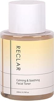 Calming & Soothing Facial Toner, 200ml, Korean Skincare, Aloe Vera, BHA, Centella Asiatica, Hyaluronic Acid, Allantoin, Hydrating, Clear