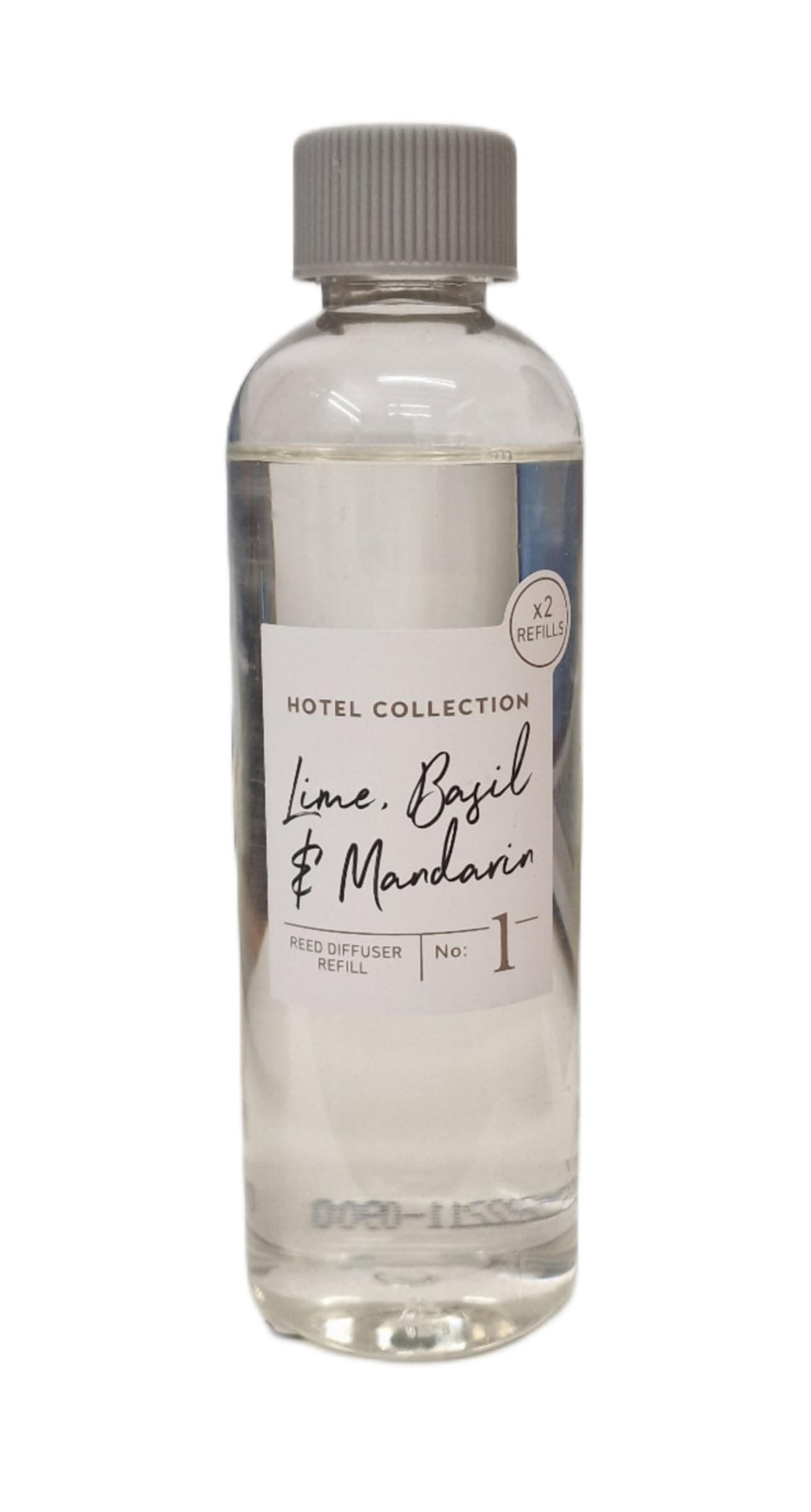Hotel Collection Reed Diffuser #1 Refill Lime, Basil and Mandarin Scent 200ml Refreshes and Rejuvenates Space (Bottle Labels May Vary)