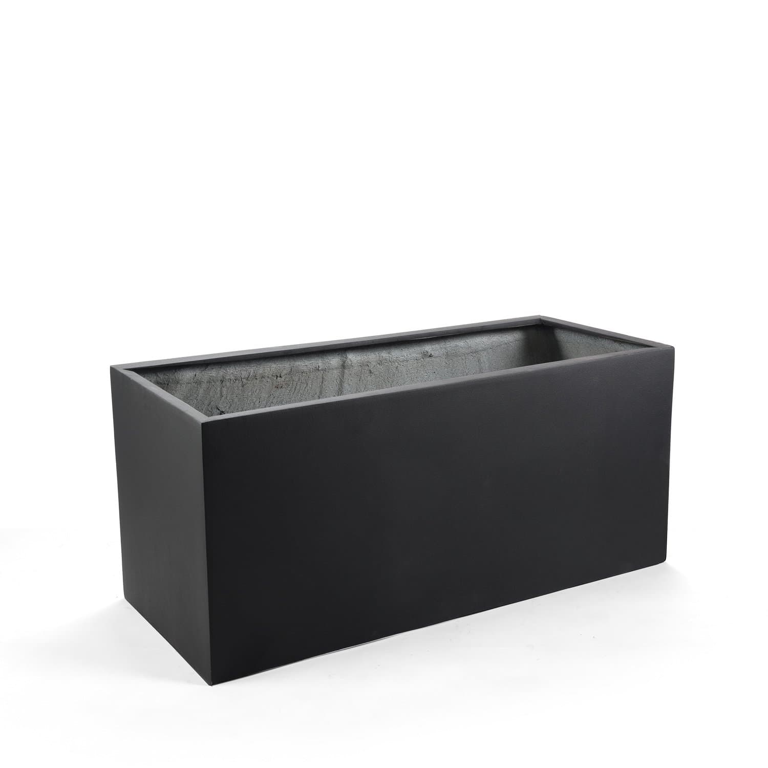 Planter Box Luca No. 4 Lite Box Black Rectangular Fibreglass *5 Year Guarantee* - 100x45x45cm - F277