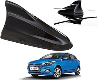 Auto Addict Car Shark Fin Antenna Replacement Antenna (Black,1 Pc) for Hyundai Elite i20(2014-2019)