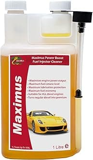 MAXIMUS fuel injector cleaner, 1 Litre treats Up To 500 L, for cleaning diesel injectors performance enhancing diesel turbo cleaner additive for diesel fuel EGR valve cleaner diesel engines