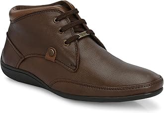 egoss Leather Boots for Men | Genuine Leather | Comfortable & Stylish | Ideal for Office, Casual, Travel & Daily Commute – G-549