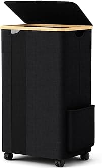 BlissTotes Laundry Baskets 100L Black1