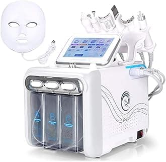 7 In 1 Water Oxygen Hydra-facial Machine With Led Mask Facial Deep Cleansing Peeling Hydro Dermabrasion Jet Peel Small Bubble Device
