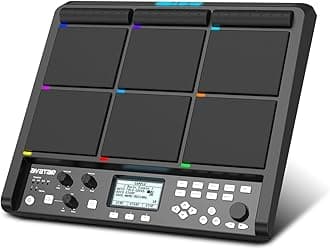 PD708 Sample Pad Sampling Machine, With 9 Triggering Drum Pads, 32 GB Storage, Onboard FX, Customizable LEDs
