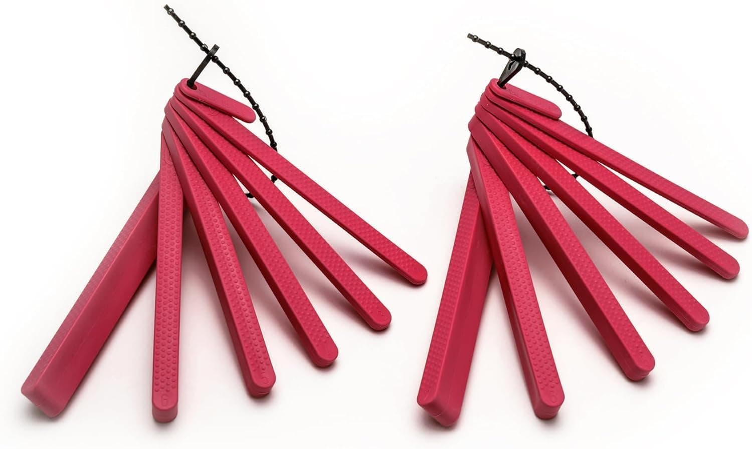 TalkTools Jaw Grading Bite Blocks (Red) - Full Instructions Included - Reusable & Durable - Speech Therapy Tools by TalkTools