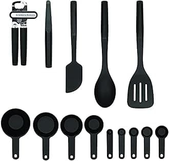 KitchenAid Universal Tool and Gadget Set, 6 Piece, Black