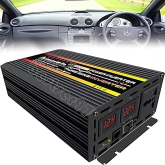 10000W Power Inverter DC 12V 24V 48V to AC 110V Converter Pure Sine Wave with LED Display (24V-110V)