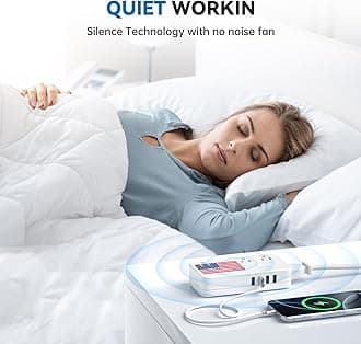 Upgraded 2200W 220V to 110V Converter for European Travel, Voltage Converter US to Europe for Hair Dryer Straightener Curling Iron, 2300W Power with USB Ports for Tablet Camera Cell Phone