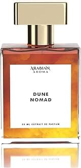 Arabian Aroma Dune Nomade Men’s Perfume – Long Lasting Extrait De Parfum with Oud, Agarwood & Geranium – Bold, Sophisticated Fragrance for Men – Day & Nights – 50ml