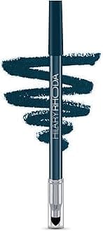 Hilary Rhoda Play n Blend Gel Eyeliner | One Stroke Application | Highly Pigmented | Matte & Shimmer Finish | 2 in 1 Smudger + Eyeliner | Butter Smooth Texture | 1.5g - (Turquoise Ocean | Shade 09)