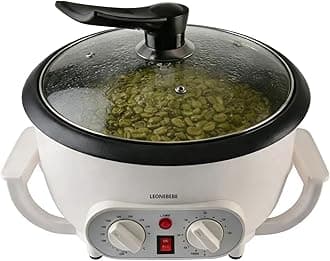 Electric Coffee Roaster Machine, 750g Home Use for Coffee Beans, Nuts, Peanuts & Chestnuts, Beginner-Friendly, 1200W, 110V
