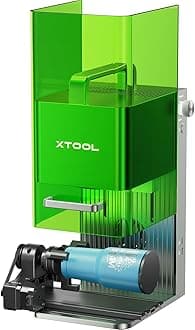 F1 Lite Laser Engraver with RA2 Pro Rotary, 4000mm/s Lightning Speed Portable Engraving Machine, Ultra HD Laser Engraver for Wood, Metal, Leather, Acrylic, Glass, and More