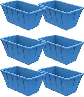 6Pack 48LB Extra Large Ice Block Molds, Silicone Large Ice Cube Molds for Cold Plunge Tub,Reusable Ice Cube Trays for Freezer,Ice Block Molds for Home Ice Bath,Cold Plunge Accessories,Ice Bath Chiller