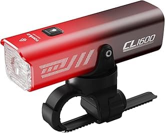 Bike Lights for Night Riding,Compatible with Garmin/GoPro Mount,600 Lumen Bike Headlight,2000mAh Rechargeable Battery,Waterproof Bike Front Light for Commuter Cyclists-Fits All Bikes