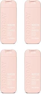 Monday Haircare Moisture Shampoo & Conditioner Travel Pack - 3 oz, 90 ML Travel Kit (2 x Shampoo, 2 x Conditioner)