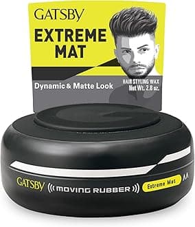 GATSBY Moving Rubber Extreme Matte Hair Wax Clear Floral Scent 80g (x1)