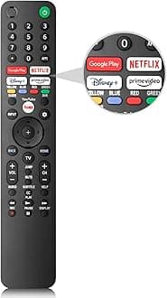 for Sony-TV-Remote-Control Replacement, Compatible with Sony Bravia XR/XBR/KD Series 4K/8K LED OLED Google/Android Smart TVs