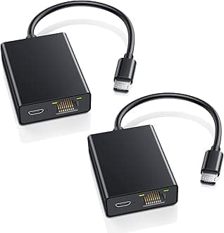 ZEXMTE Ethernet Adapter for Fire TV Stick, Micro USB to RJ45 Ethernet Adapter, Firestick Network Adapter Compatible with Fire TV Stick 2/3/4K/4K Max, Chromecast Ultra