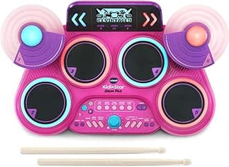 VTech Kidi Star Drum Pad, Pink