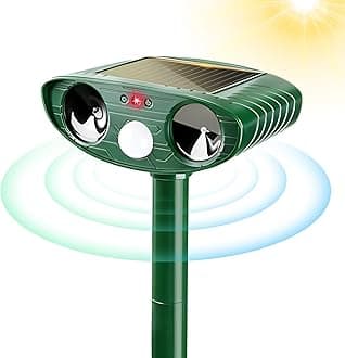 (Amazon.co.jp Limited) Sudsty Cat Repellent Ultrasonic Solar Charging, Animal Repellent, Bird Repellent, Popular Edition, Dog Repellent, Cat Repellent, Ultrasonic Mouse Repellent, 13K - 45K HZ