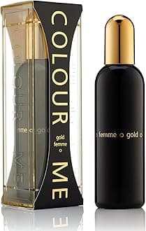 Milton-Lloyd Gold Femme - Eau de Parfum - Jasmine, Rose Perfume for Women - Oriental Fruity - Long Lasting Perfume for Women - 3.4 oz