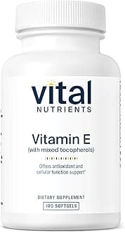 - Vital Nutrients Vitamin E with Mixed Tocopherols - Potent Antioxidant Vitamin E Supplements to Support Cardiovascular Health* - Gluten and Dairy Free - Non-GMO - 100 Softgels