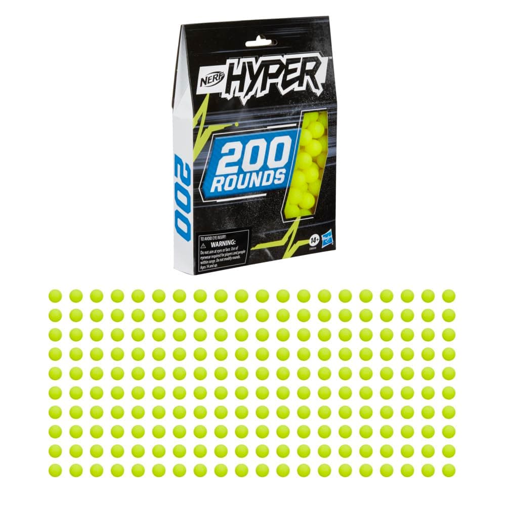 Nerf Hyper 200-Round Refill - 200 Rounds for Hyper Blasters, Stock Up