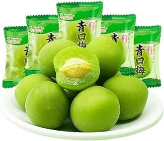 Sour sweet and crispy green plums250g/500g/1000g,Crispy Plum,Huamei,fruit snacks，preserved fruits,Juicy plums,Dried Fruit,Vegan,Healthy Snacks Food,Sour crisp cold fruit,fresh fresh plum (1000g)