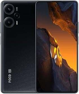 Poco F5 5G + 4G LTE 256GB + 12GB Global Version Unlocked 6.67" 120Hz 64Mp Triple Camera (Tmobile Mint Tello Metro USA Market) + (w/Fast Car 51W Charger Bundle) (Black (Global))