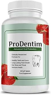 Prodentim Advanced Oral Probiotics, Healthy Teeth and Gums, Long Lasting Fresh Breath, 60 Count