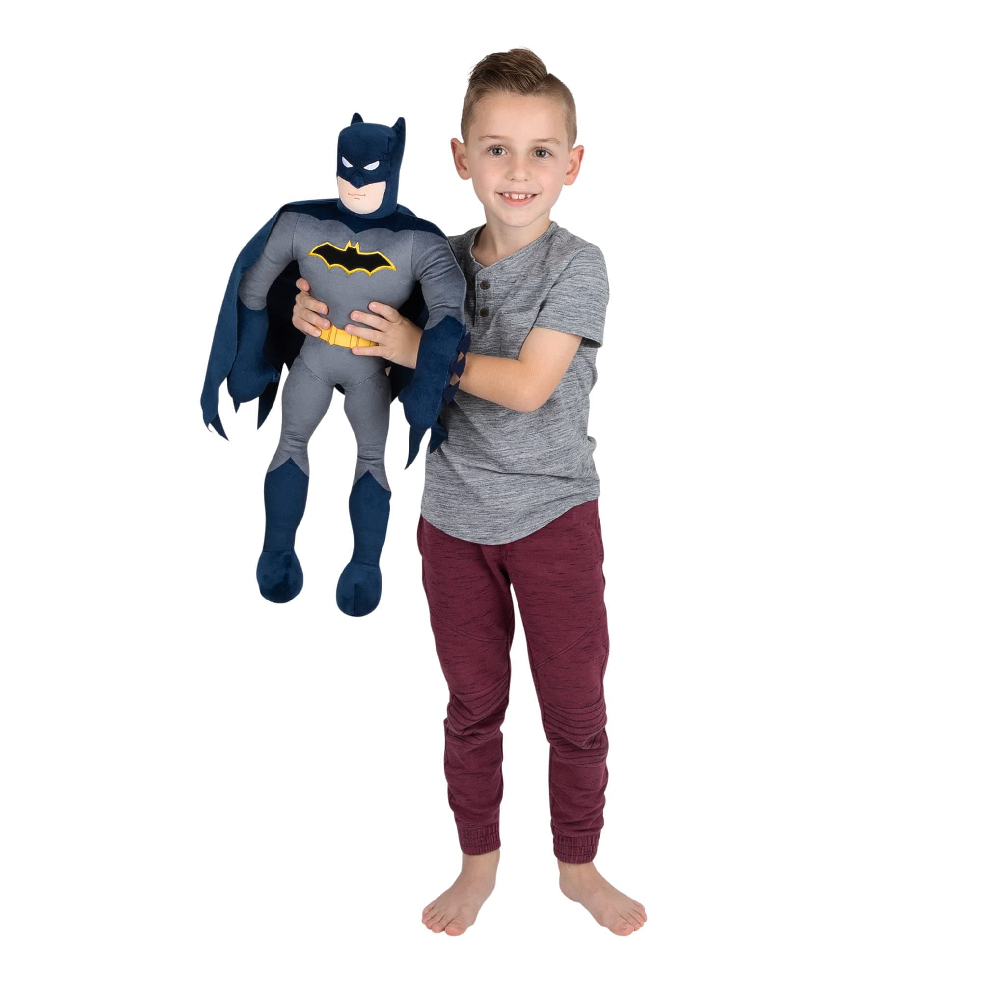 Kids Bedding Super Soft Plush Cuddle Pillow Buddy, One Size, Batman