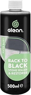 Stone Restorer and Sealer, Black, Impregnating Sealant Restores the Colour of Faded Black Limestone, Slate, Marble and Concrete, 500 ml