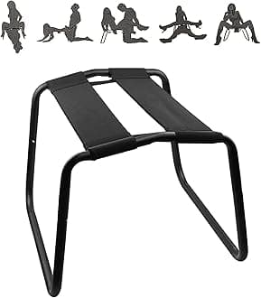 Generic Folding Adjustable Position Assist Chair Portable Couples Mount Stool Elastic Furniture for Bedroom Bathroom Bear Weight up to 300 pounds 032220, Black10