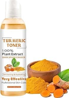 Turmeric Hydrating Face Toner for Dry Skin, Reduce Dark Spots & Acne, Day & Night Use - 118ml