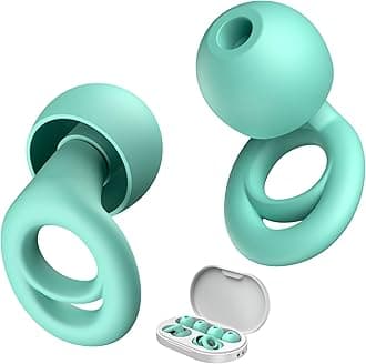 Link Dream Ear Plugs for Sleeping Noise Cancelling Silicone Ear Plugs 6 Pieces with Storage Case Noise Reduction 28Db (Green)