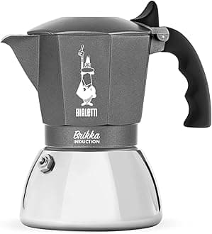 Bialetti Bialetti Brikka Induction for 4 Cups, Induction Compatible & Direct Fire Type (Coffee Maker, Espresso Maker, Moka Pot)