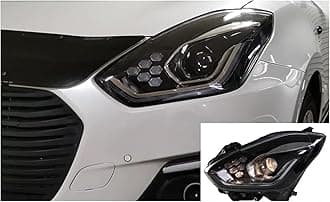 Headlight Assembly Car Headlamp Car Lights For Suzuki For Swift LED Headlight 2017 2018 2019-2020 Head Lamp Drl Projector Lens Automotive Accessories(RHD)