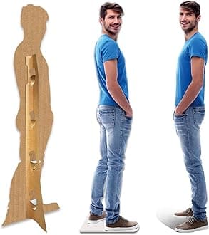Custom Life Size Cardboard Cutout, Personalized Life-Size Stand-up Cutouts, Upload Your Photo, Best for Birthday, Party and Events